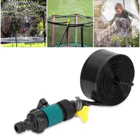 Outdoor Water Park Trampoline Sprinkler for Backyard Boys Girls Summer Fun